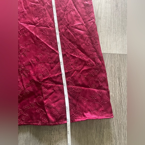 Jessica McClintok Red Satin Dress - Picture 6 of 8